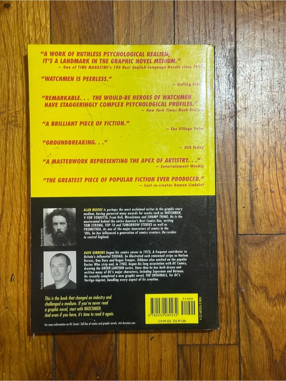DC watchmen paperback